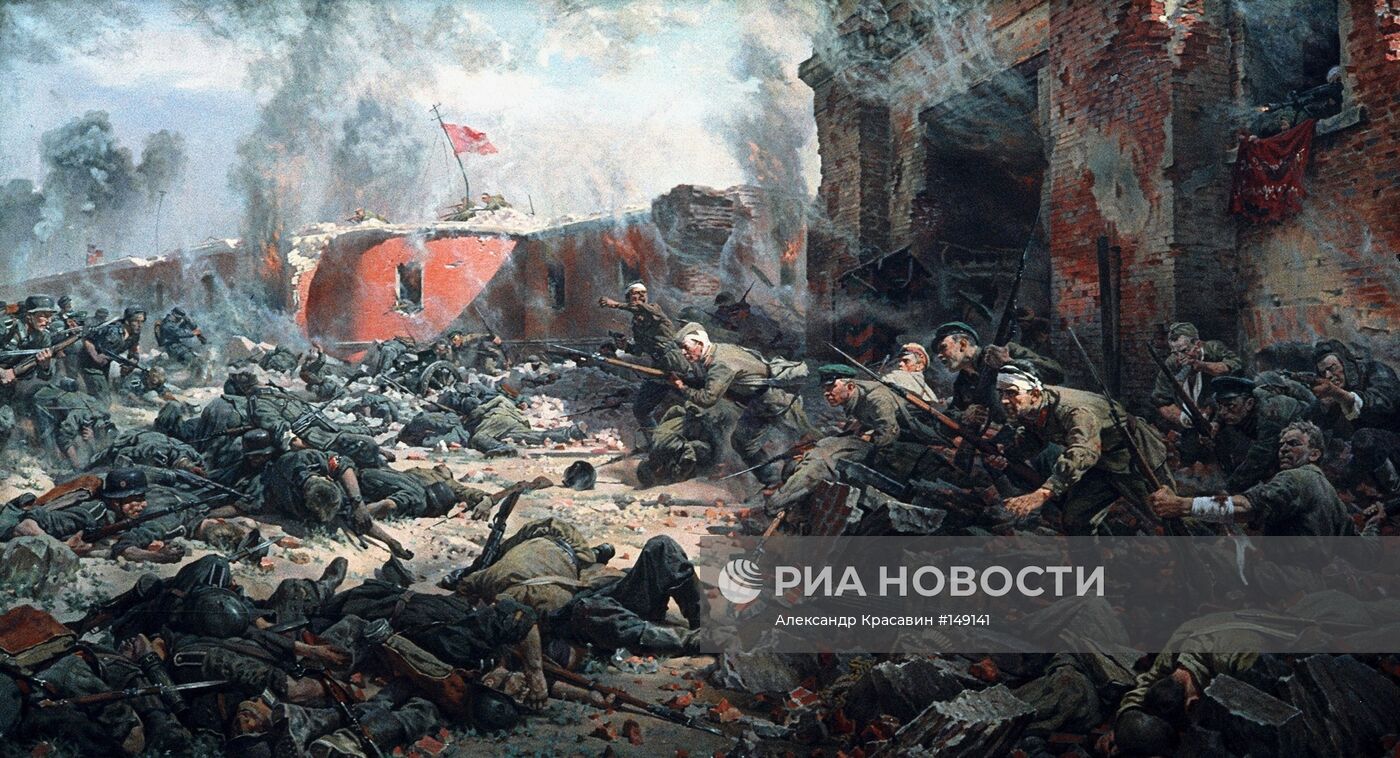 Картина П.Кривоногова "Защитники Брестской крепости"