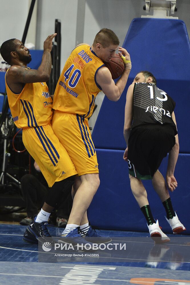 Баскетбол. Евролига. Матч "Химки" - "Монтепаски"