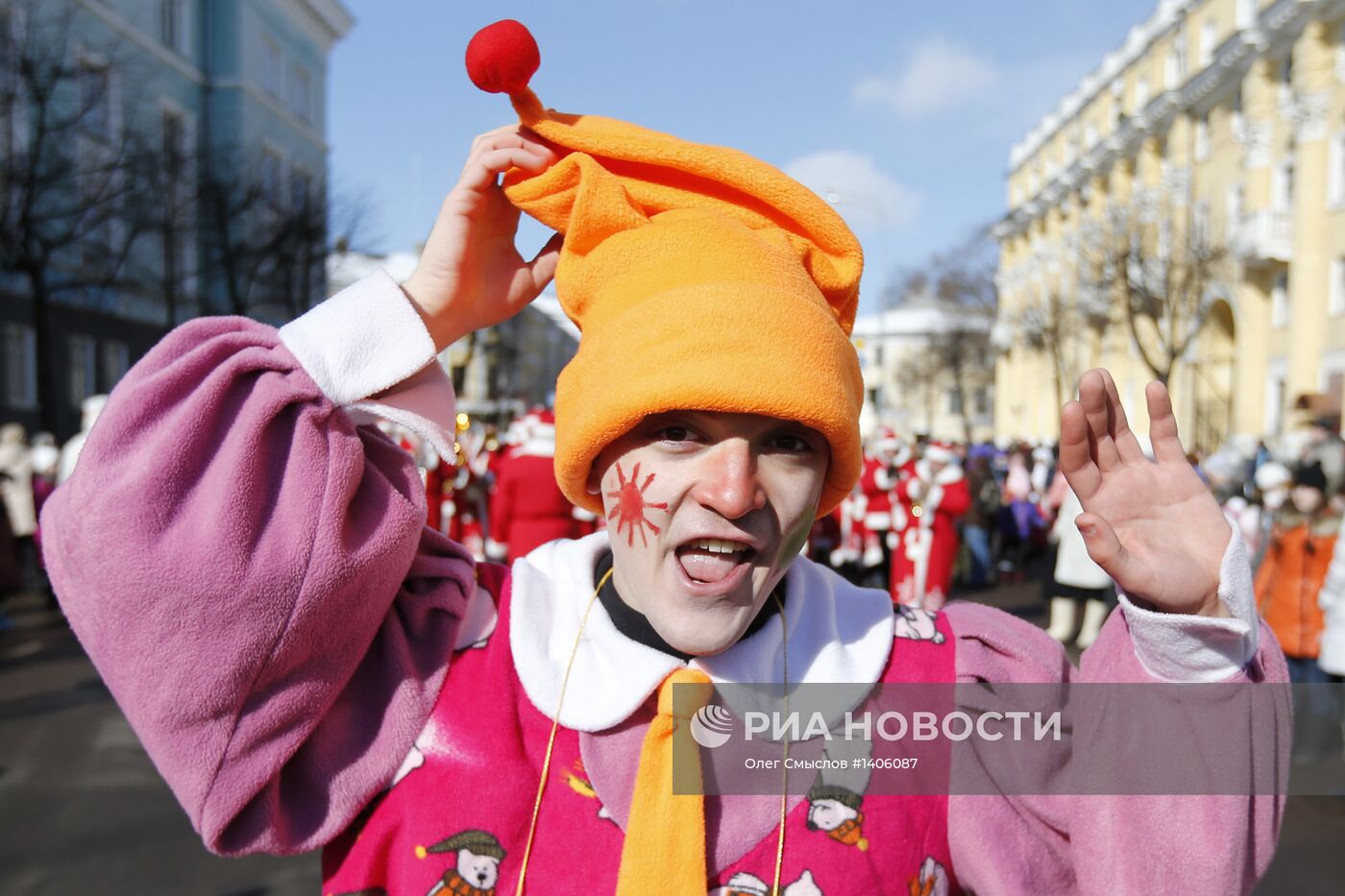 Празднование Масленицы в Ярославле