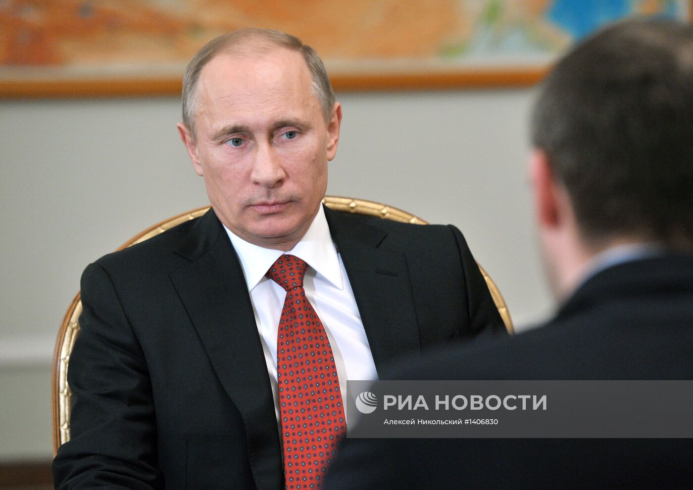 Встреча президента РФ Владимира Путина с Романом Копиным