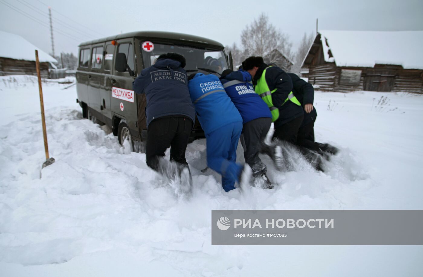 Работа санитарной авиации в Архангельской области