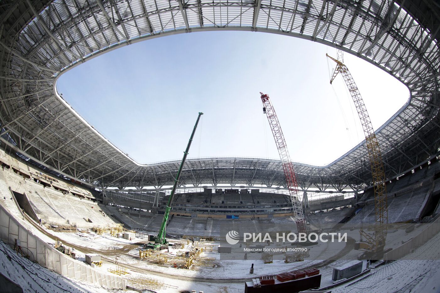 Строительство спортивных объектов Универсиады 2013