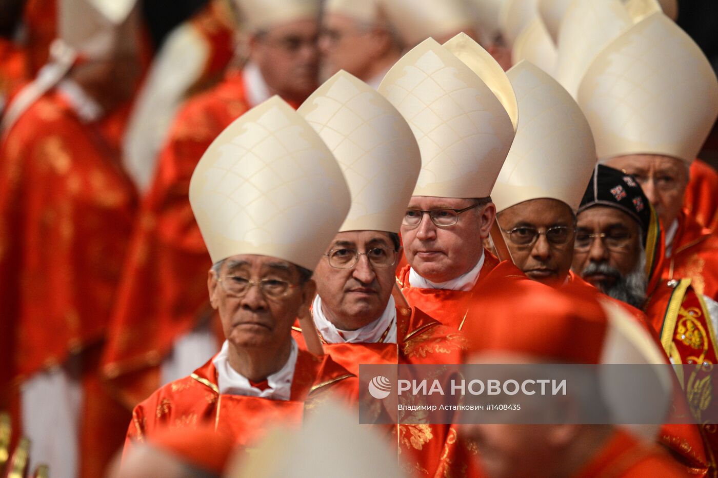 Торжественная месса "Об избираемом Папе Римском"