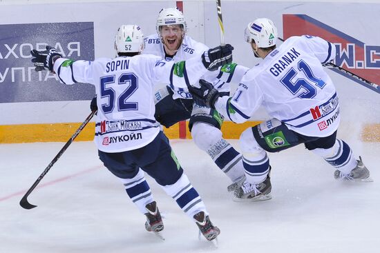 Хоккей. КХЛ. Матч ЦСКА - "Динамо"