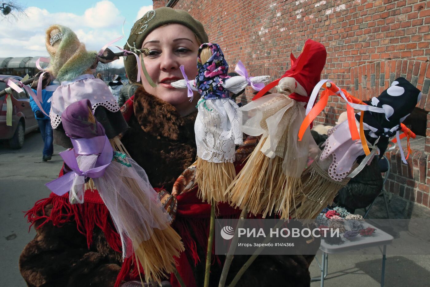 Празднование Масленицы в Калининграде