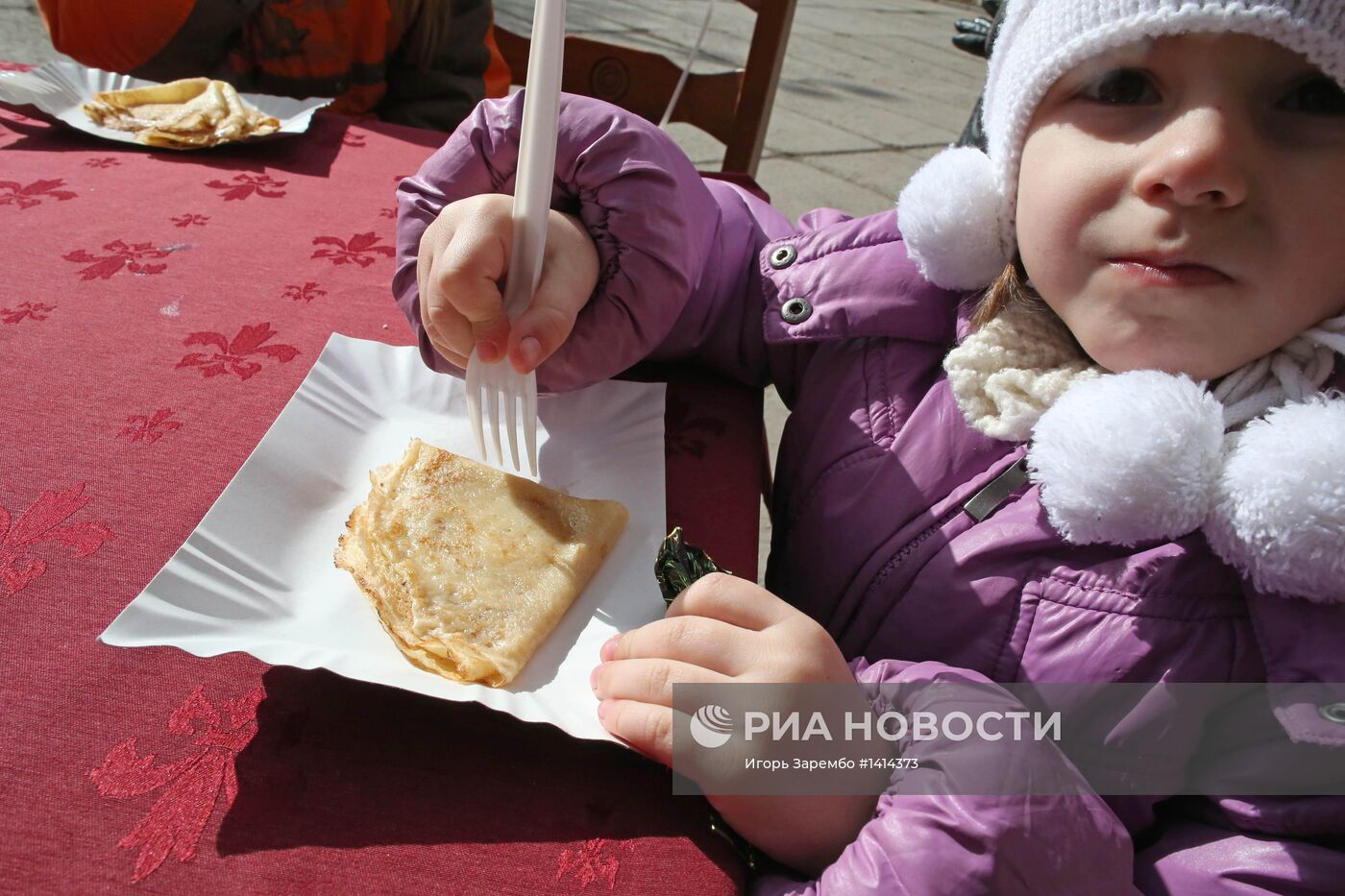 Празднование Масленицы в Калининграде