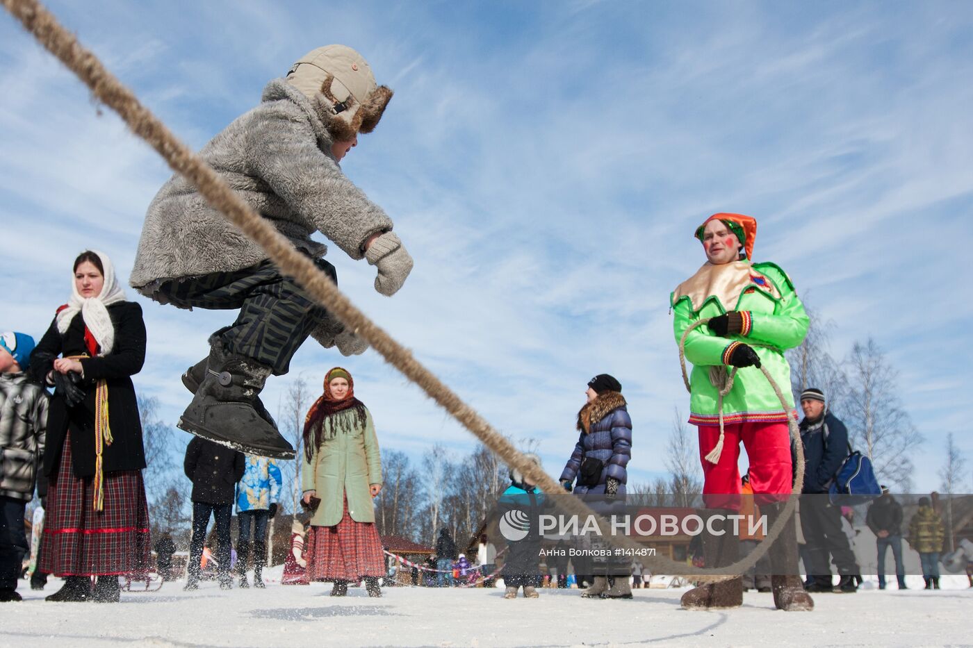 Празднование Масленицы в Санкт-Петербурге