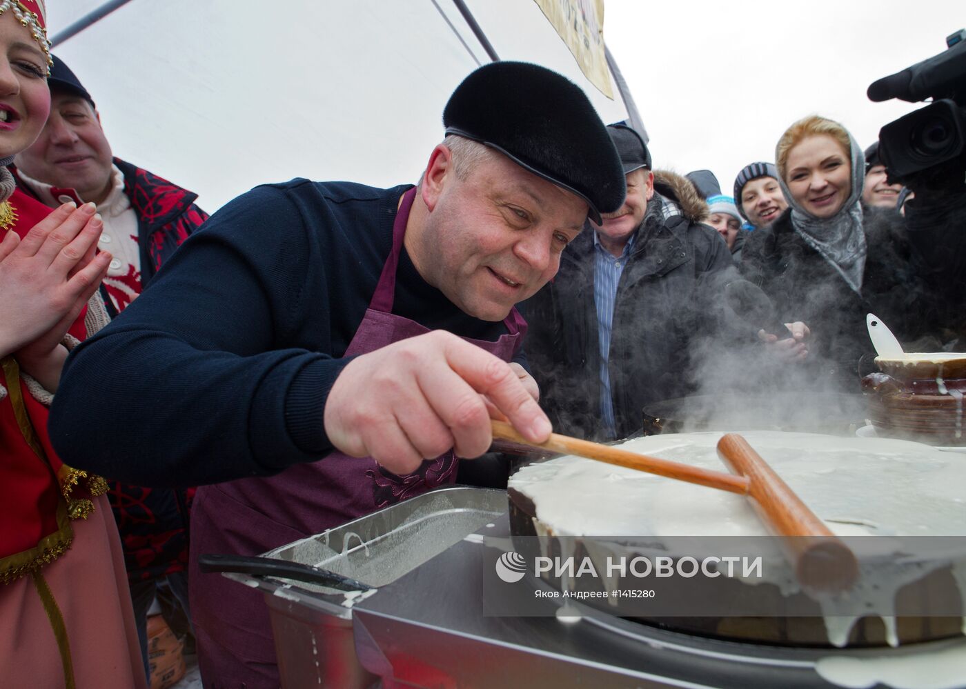 Празднование Масленицы в Томске