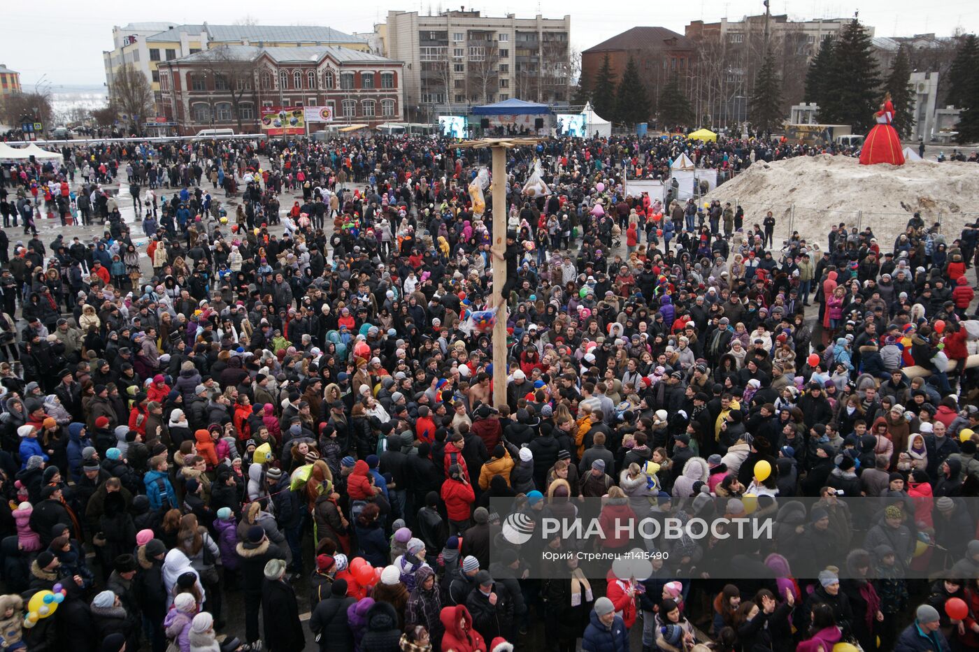 Празднование Масленицы в Самаре