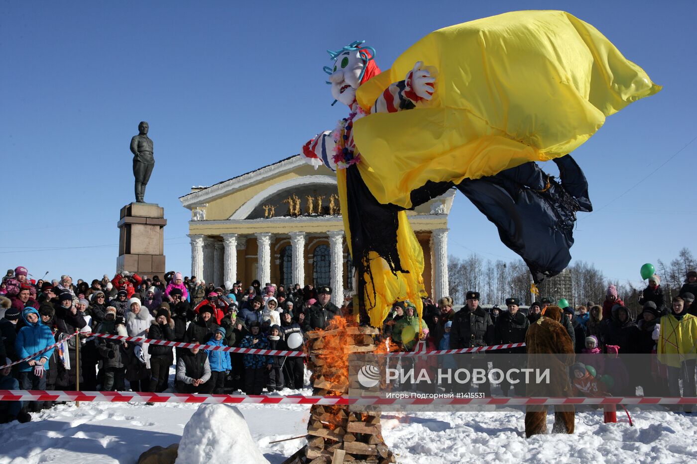 Празднование Масленицы в Петрозаводске
