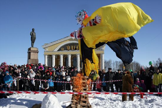 Празднование Масленицы в Петрозаводске