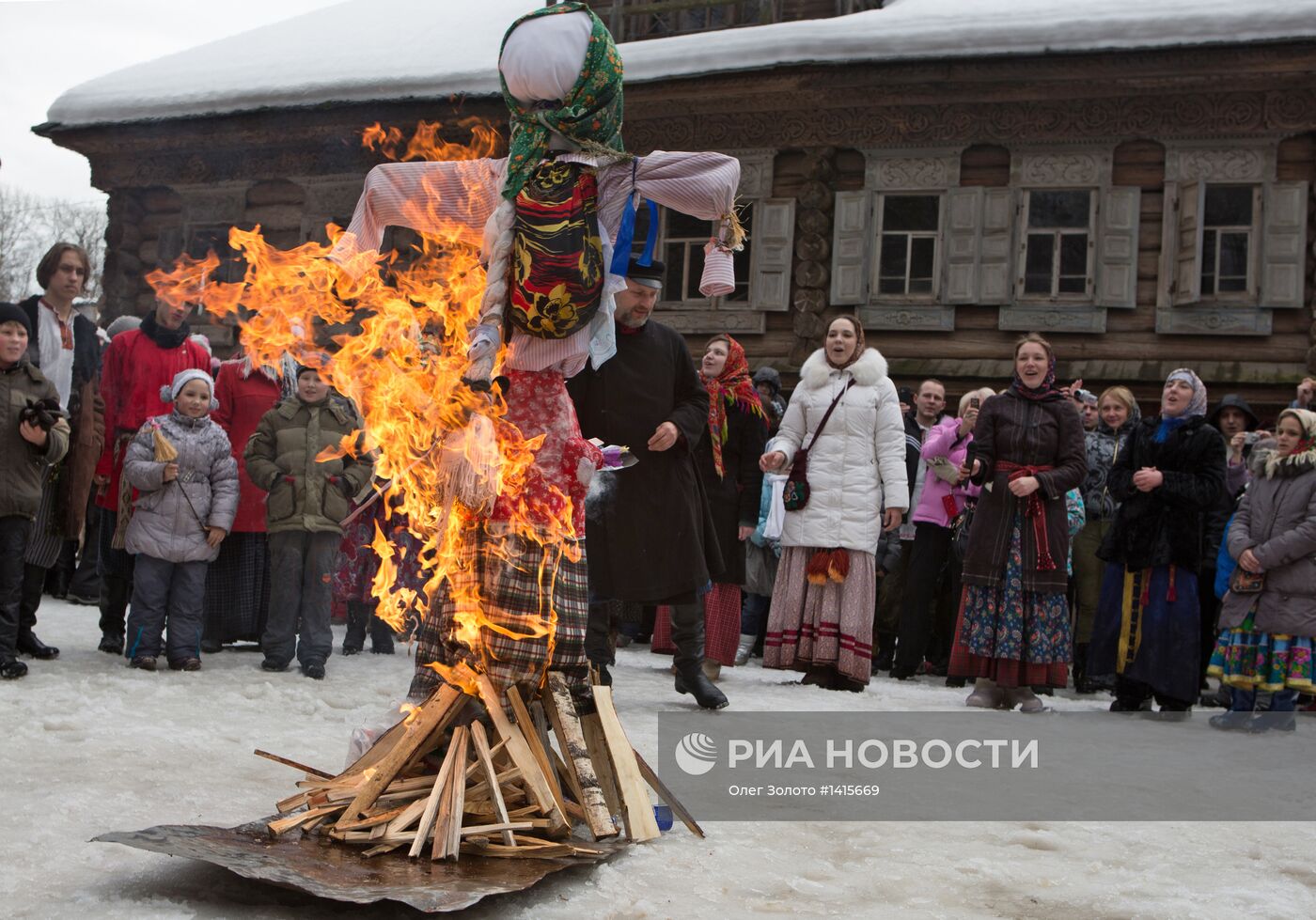 Празднование Масленицы в Нижнем Новгороде