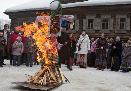 Празднование Масленицы в Нижнем Новгороде