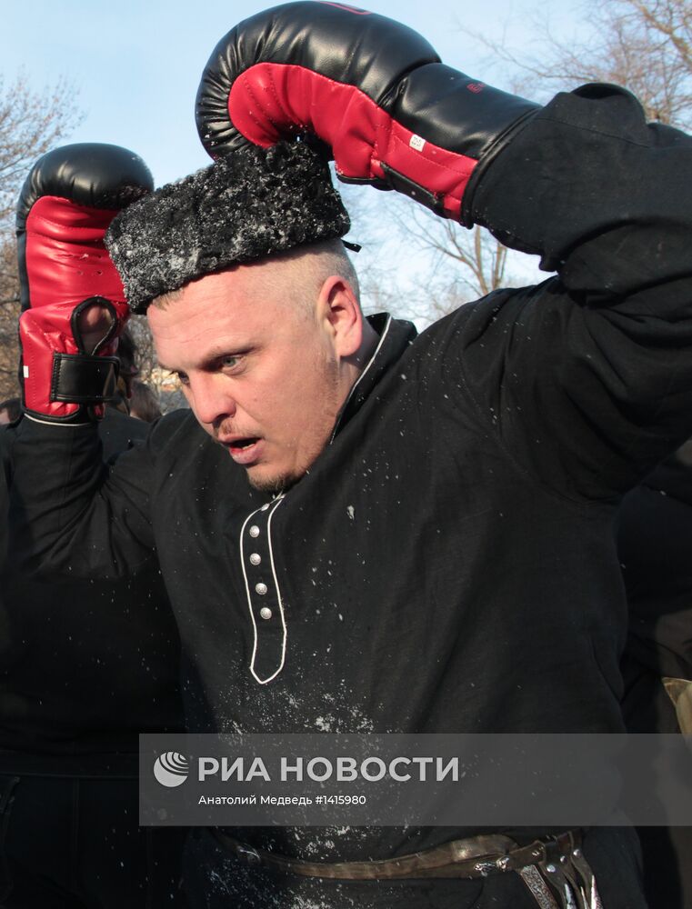 Празднование Масленицы в Санкт-Петербурге