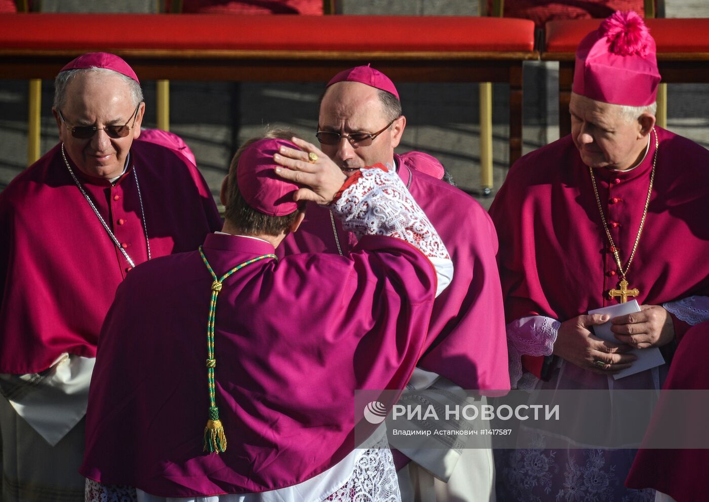 Церемония интронизации Папы Римского Франциска