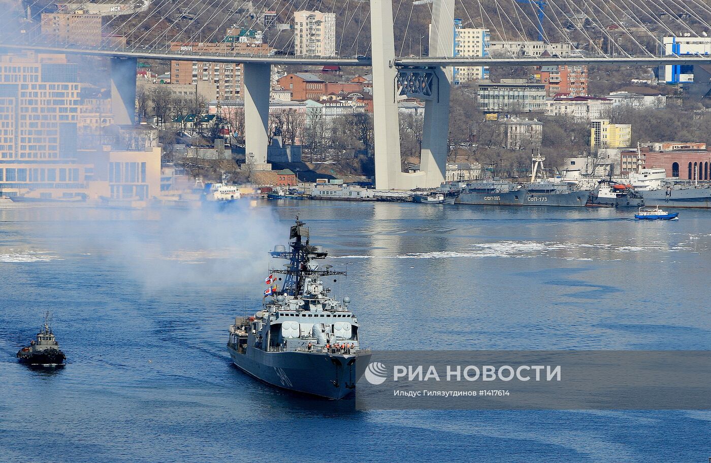 Отряд кораблей ТОФ вышел на боевую службу