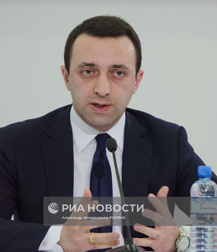 Пресс-конференция главы грузинского МВД Ираклия Гарибашвили
