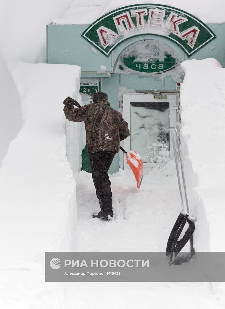 Последствия циклона в Петропавловске-Камчатском