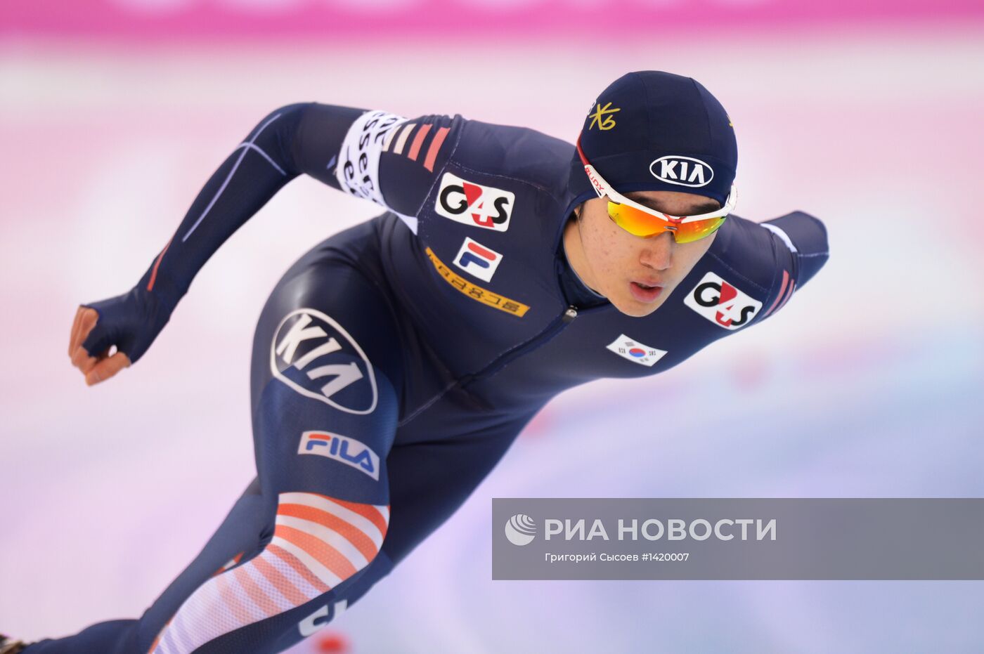 Конькобежный спорт. Чемпионат мира. 1500 метров. Мужчины