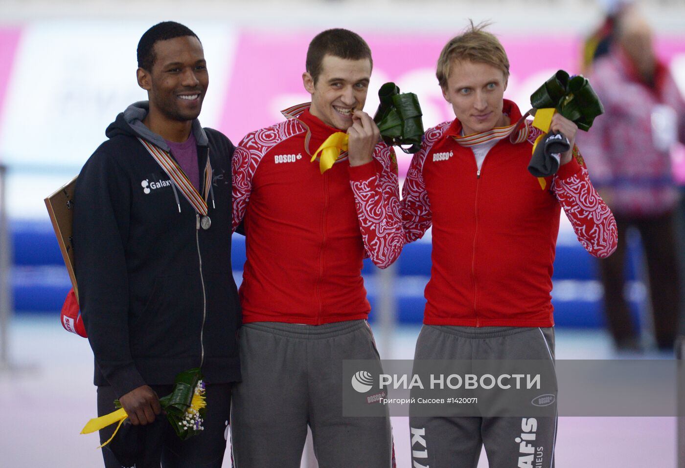 Конькобежный спорт. Чемпионат мира. 1500 метров. Мужчины