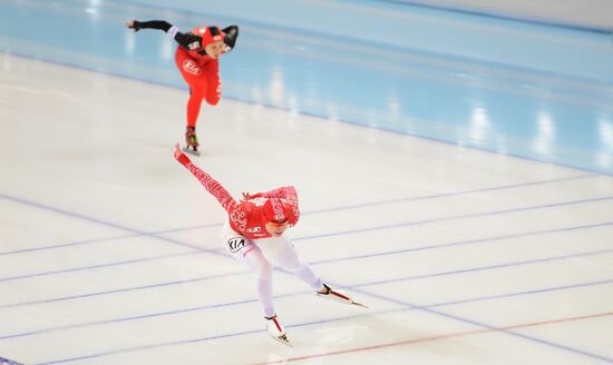 Конькобежный спорт. Чемпионат мира. 1000 метров. Женщины