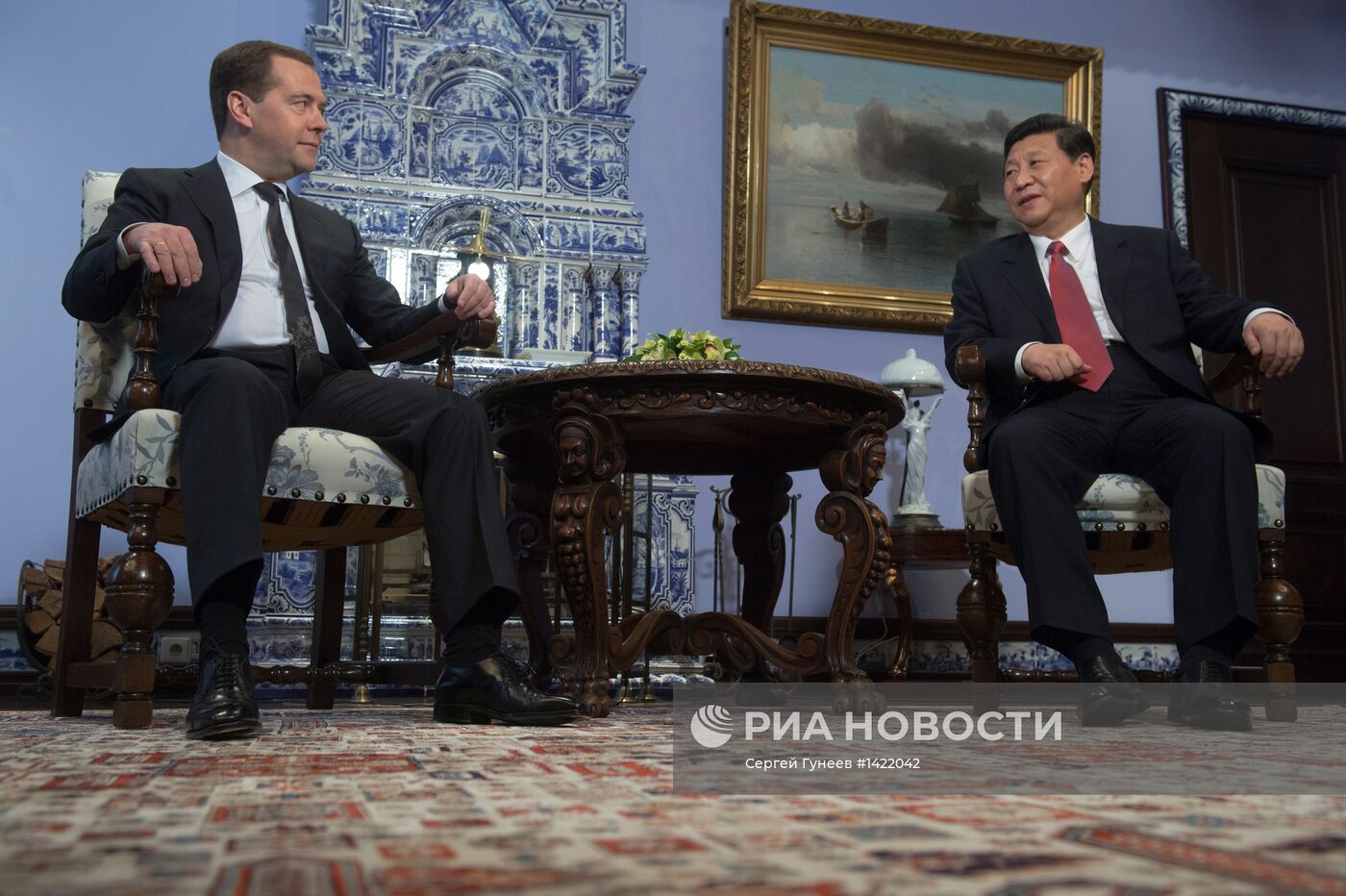 Встреча Дмитрия Медведева и Си Цзиньпина