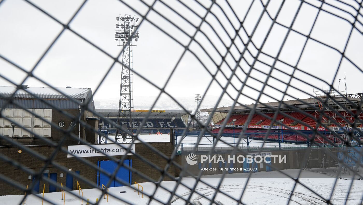 Отборочный матч ЧМ-2014 Северная Ирландия - Россия отменен