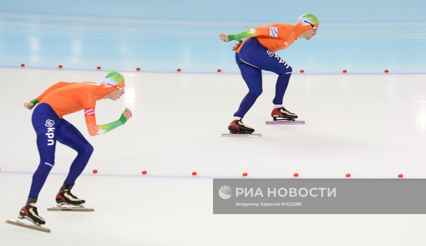 Конькобежный спорт. Чемпионат мира. 10000 метров. Мужчины