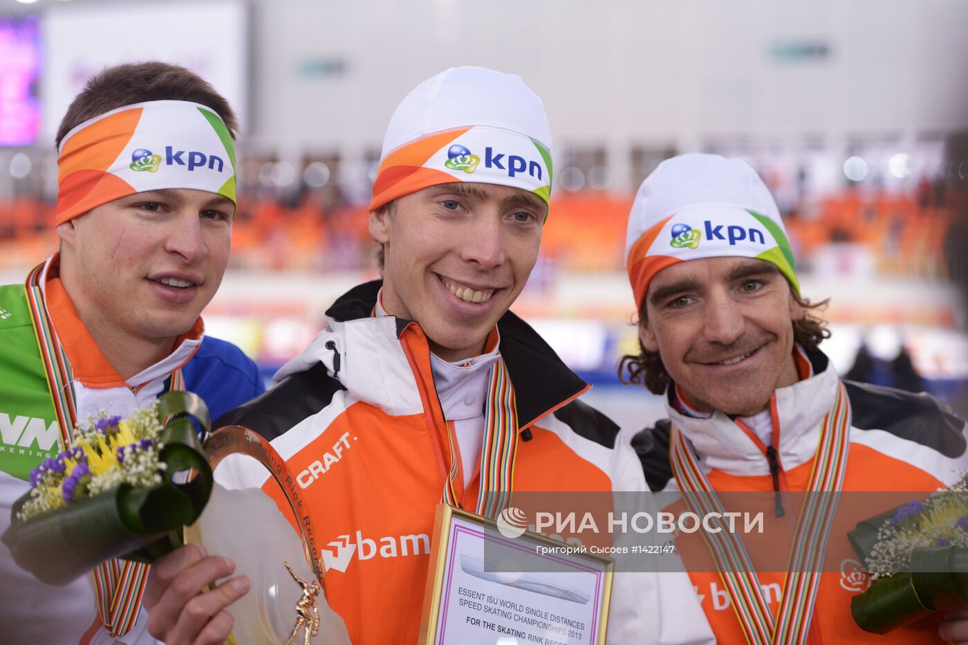 Конькобежный спорт. Чемпионат мира. 10000 метров. Мужчины