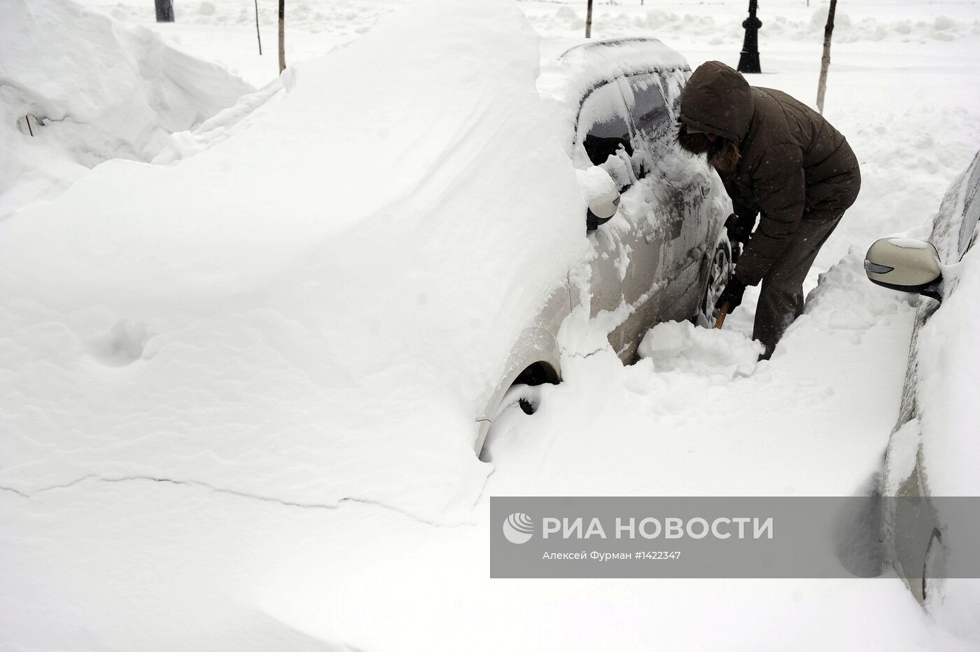 Чрезвычайная ситуация объявлена в Киеве из-за снегопада