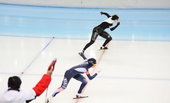 Конькобежный спорт. Чемпионат мира. 500 метров. Женщины