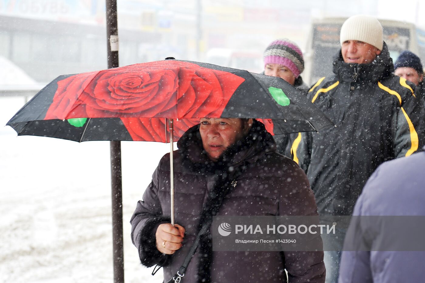 Мартовская метель в Москве