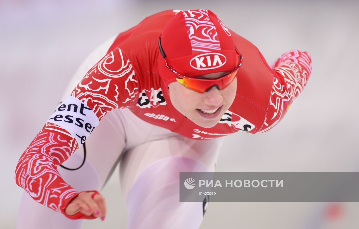 Конькобежный спорт. Чемпионат мира. 500 метров. Женщины