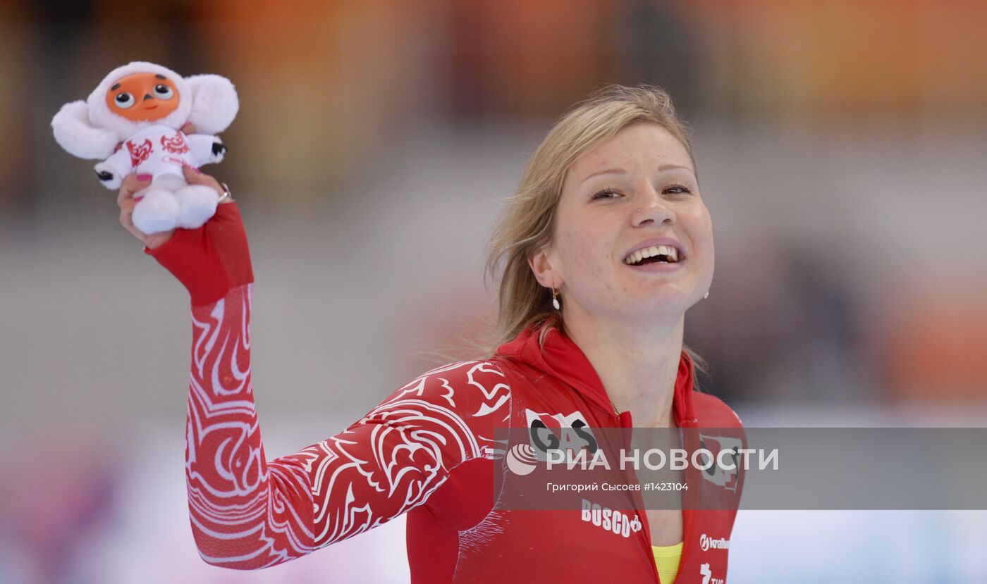 Конькобежный спорт. Чемпионат мира. 500 метров. Женщины