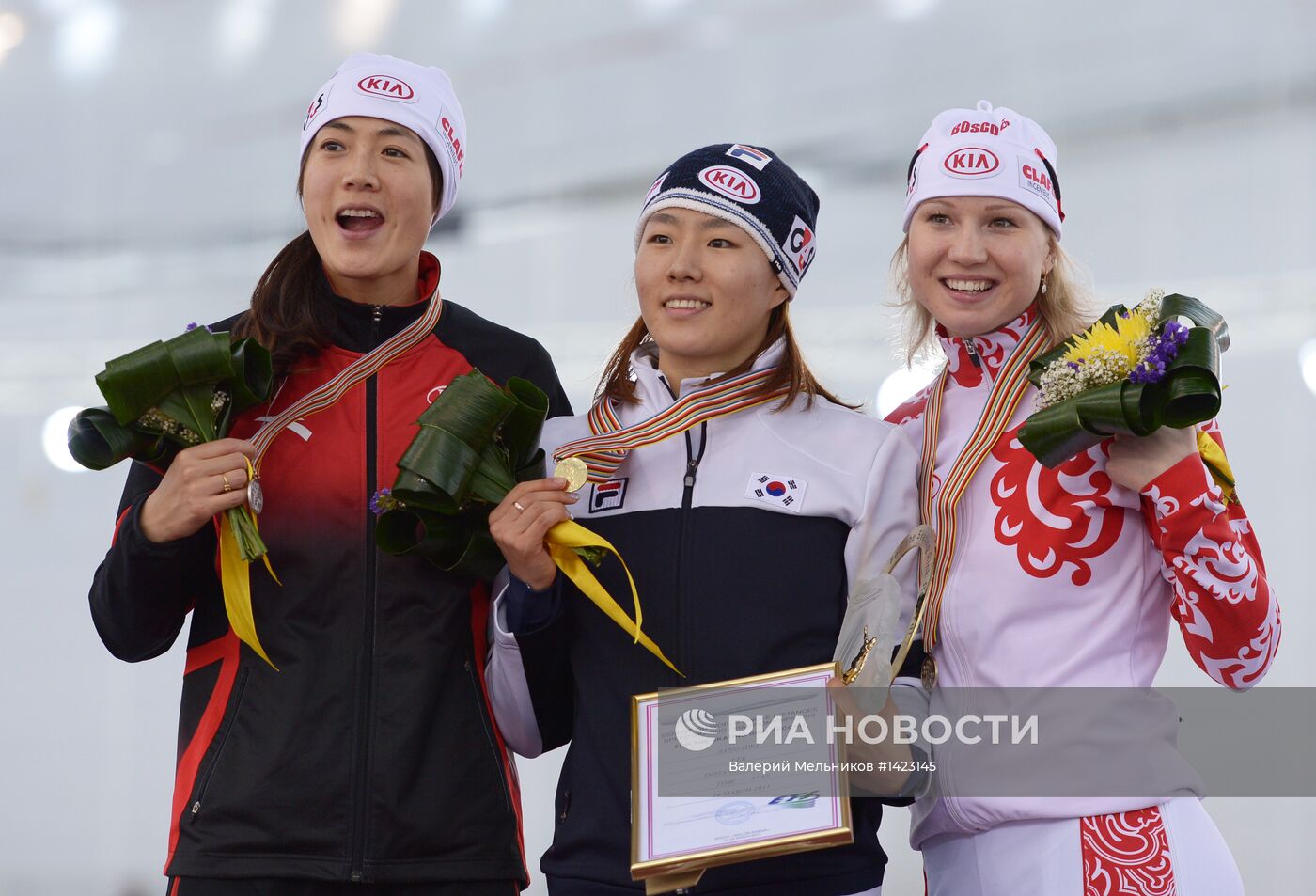 Конькобежный спорт. Чемпионат мира. 500 метров. Женщины