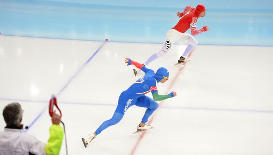 Конькобежный спорт. Чемпионат мира. 500 метров. Мужчины