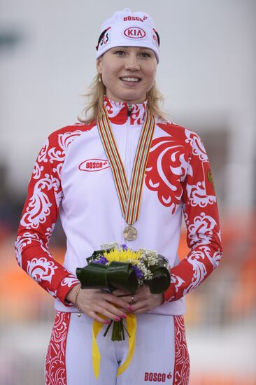 Конькобежный спорт. Чемпионат мира. 500 метров. Женщины