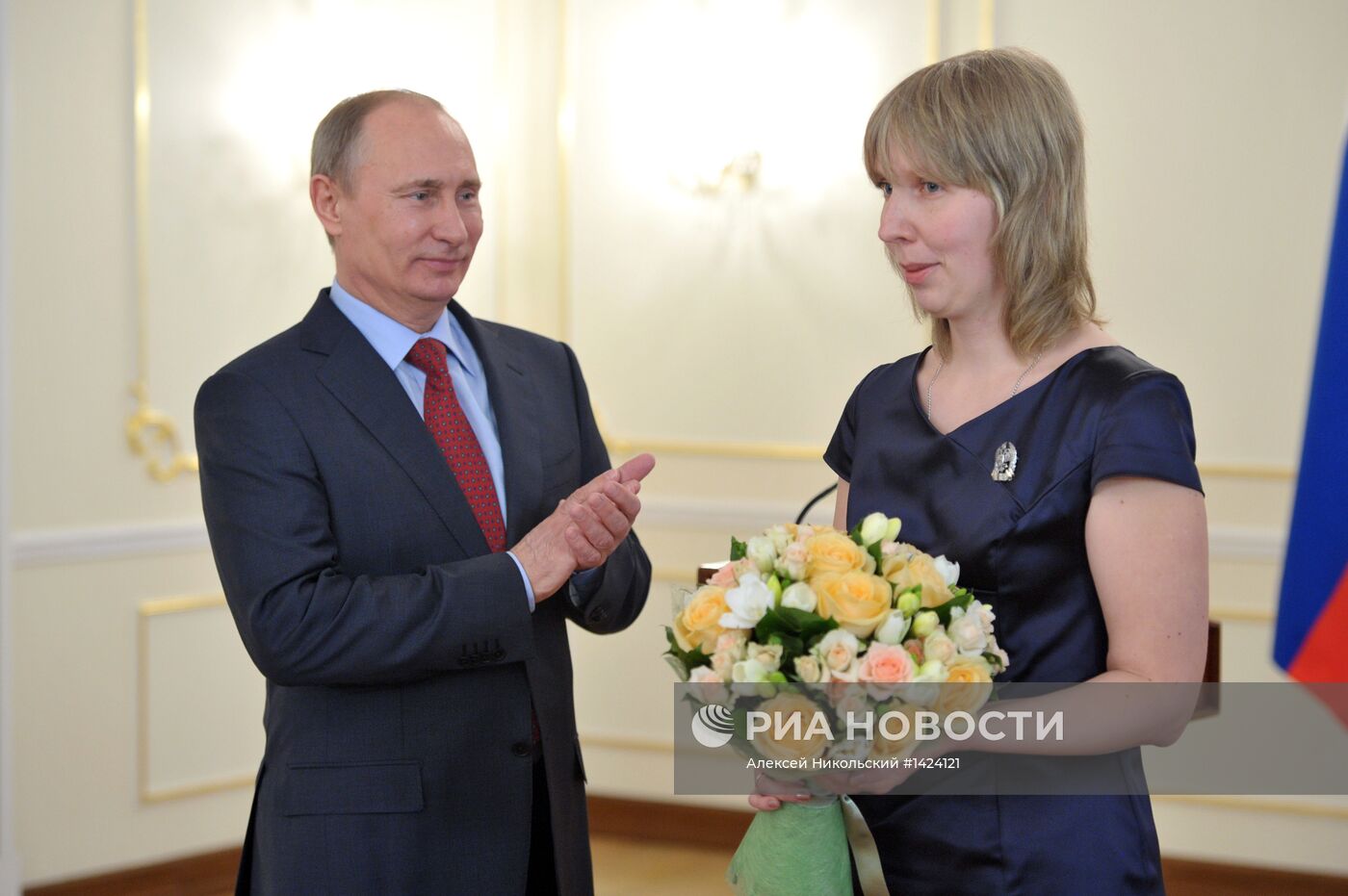 В. Путин вручил премии молодым деятелям культуры за 2012 год