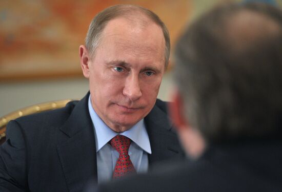 Президент РФ Владимир Путин провел встречу с Борисом Титовым