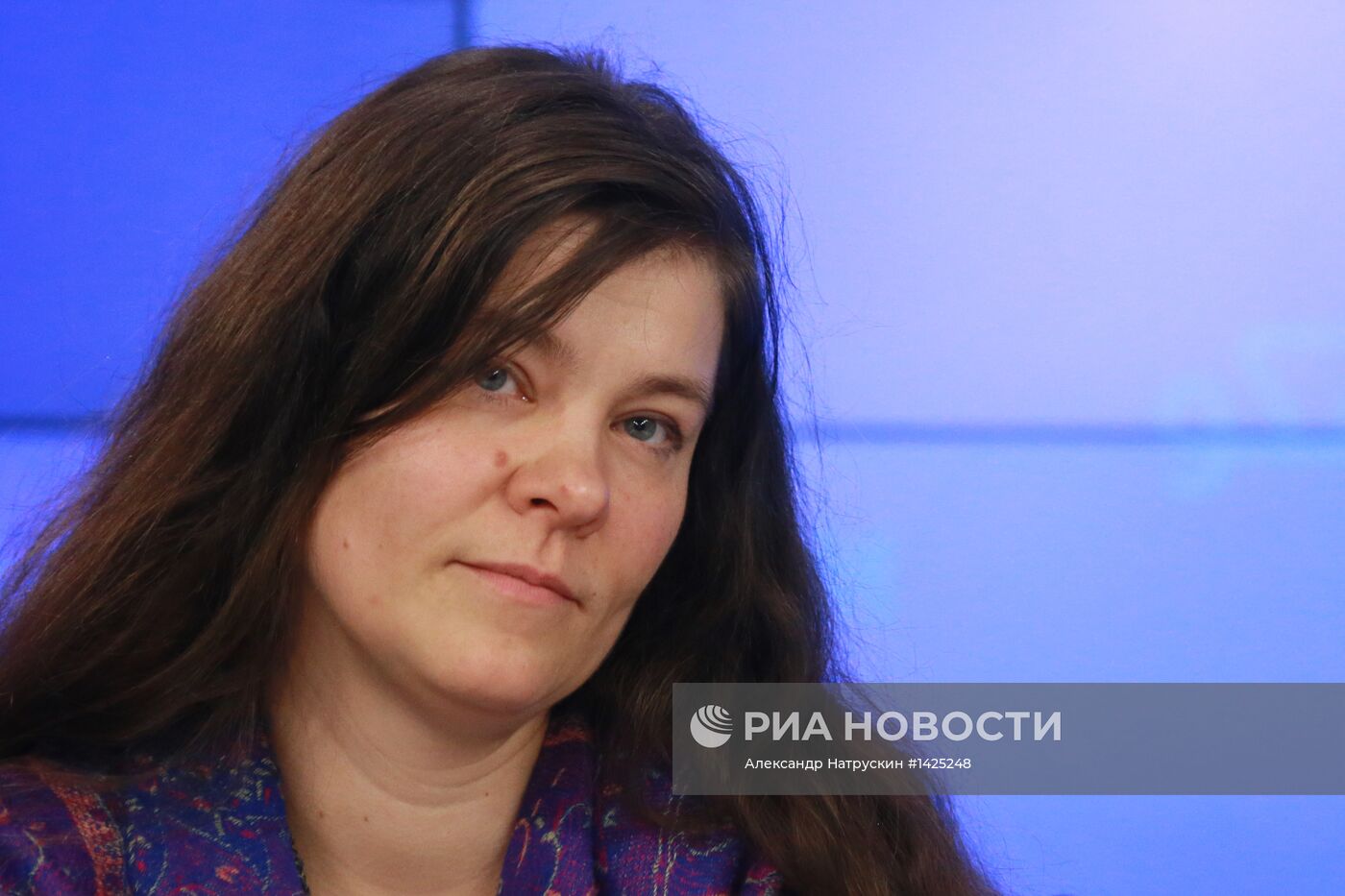 Пресс-конференция журналистки Анхар Кочневой