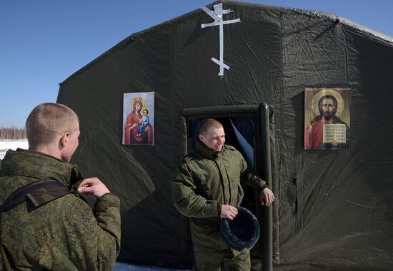 Учебно-тренировочные сборы военных священников в Рязанской облас