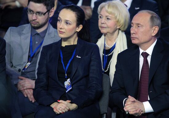 В. Путин на конференции Общероссийского народного фронта