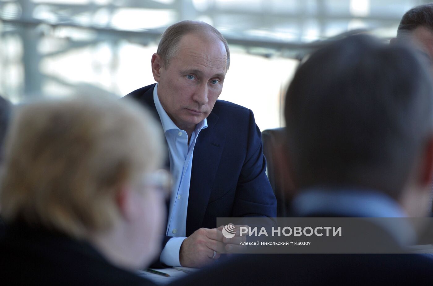 Встреча В.Путина с Федерациями хоккея и фигурного катания