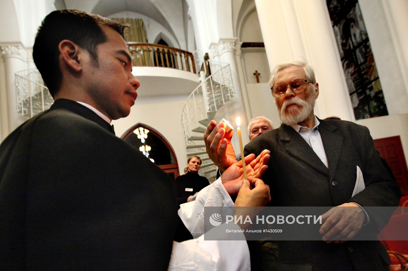 Празднование католической Пасхи во Владивостоке