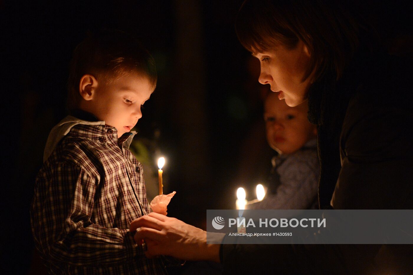 Празднование католической Пасхи в Новосибирске