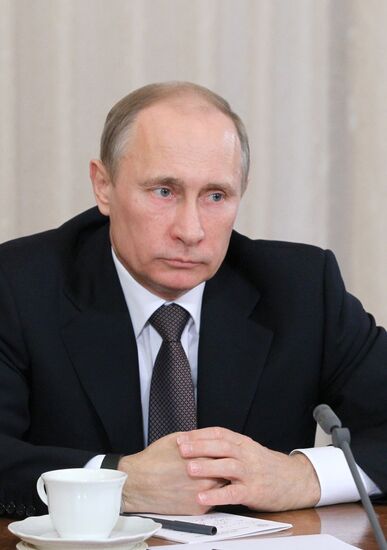 Встреча В.Путина со студентами и преподавателями