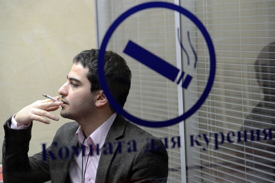 Курительная комната, соответствующая требованиям Минздрава РФ