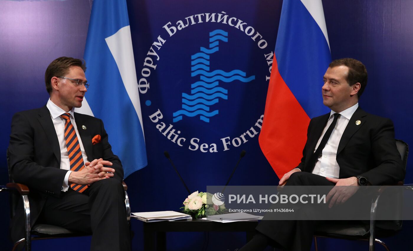 Д.Медведев принимает участие в Форуме Балтийского моря