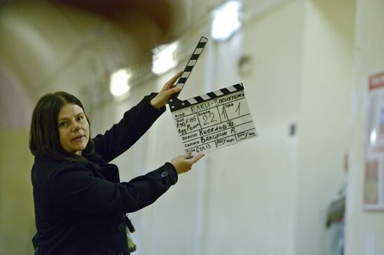 Съемки фильма "Елки-3"