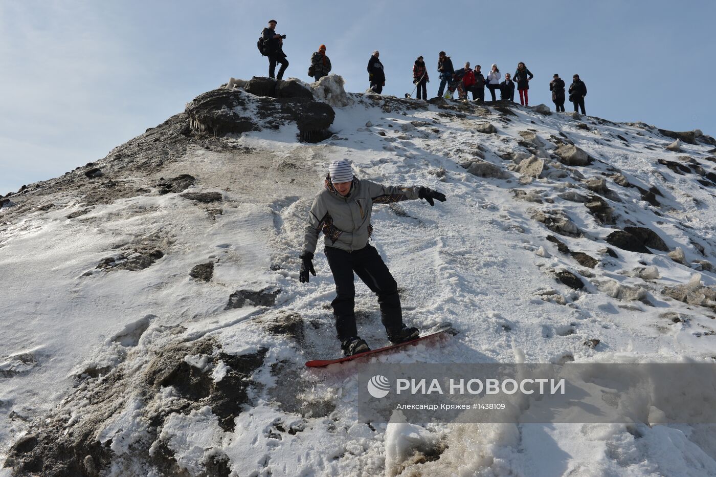 Сноубордисты провели экологическую акцию в Новосибирске